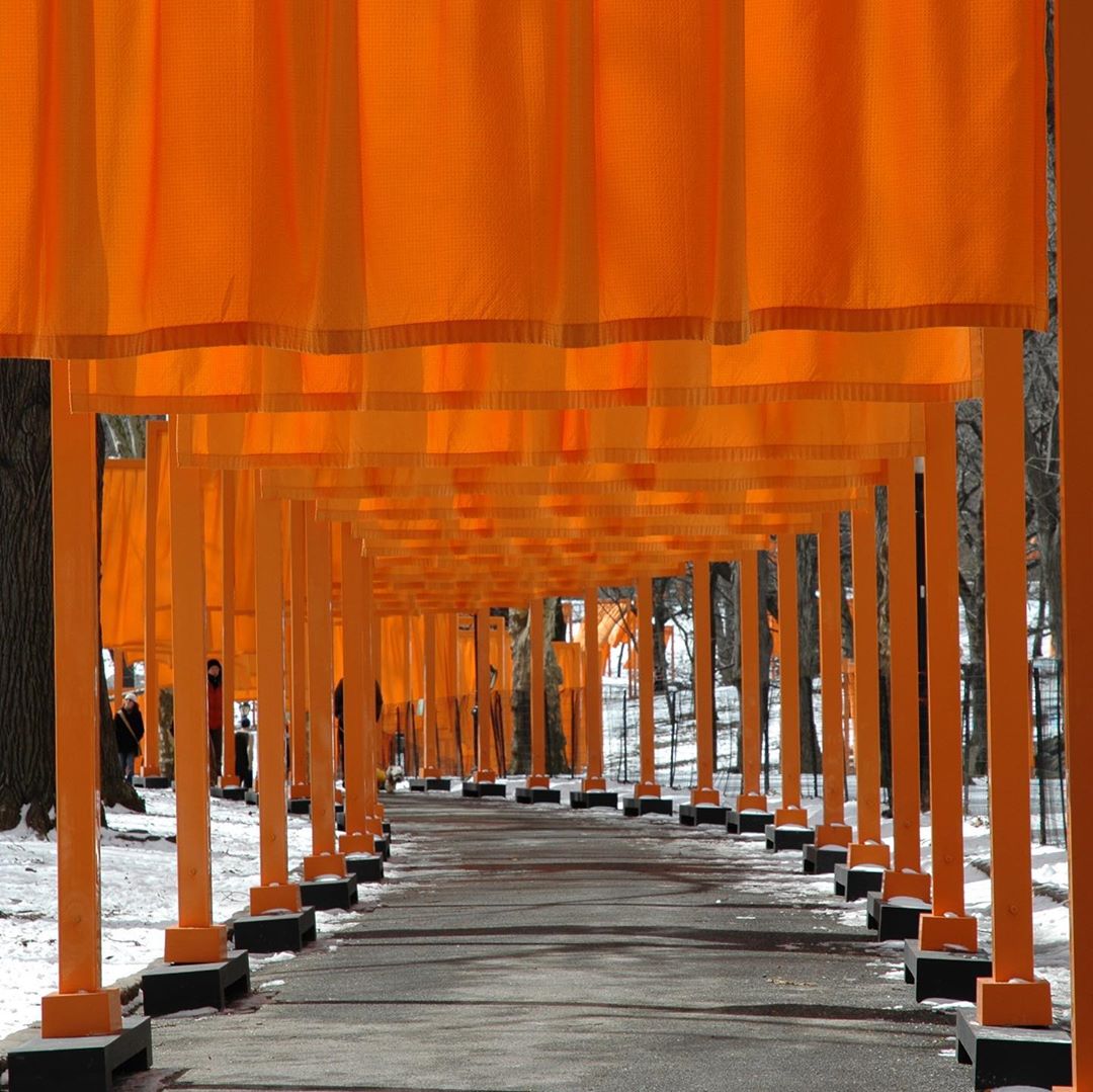 The Gates, NYC, Feb 2005. Art is important because it brings people together and inspires. This was an incredible installation by Christo and Jeanne-Claude. A moment that brought NYC together. Stay safe NYC.